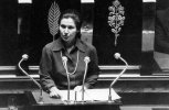 Simone Veil, ministre de la Santé, à l'Assemblée (1974)